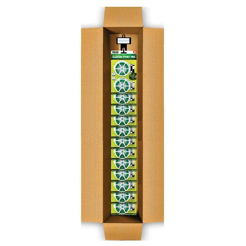 Plant Twist Tie with Cutter 20m Each 2pk Green Clip Strip – image 2