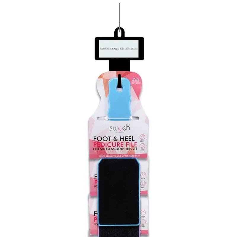 Pedicure Board Heel & Foot Blue, Purple, Pink 22.5cm X 6.5cm Clip Strip – image 3