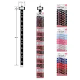 Hair Clips One Touch 18pk - 45mm - 3 Assorted Packs Clip Strip – image 1