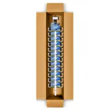 Fly Screen Cleaning Brush with Handle - 360 Degree Rotating Head - Head Size (13cm X 5cm) Clip Strip – image 2