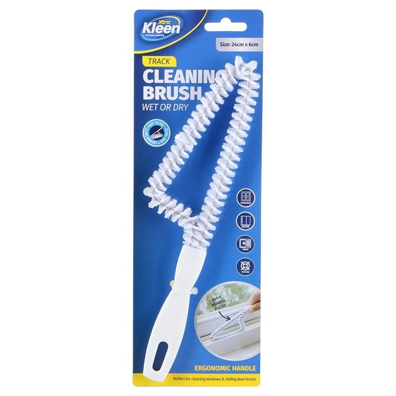Cleaning Brush for Window and Sliding Door Tracks - 24cm - White Clip Strip – image 4