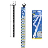 Cleaning Brush for Window and Sliding Door Tracks - 24cm - White Clip Strip – image 1