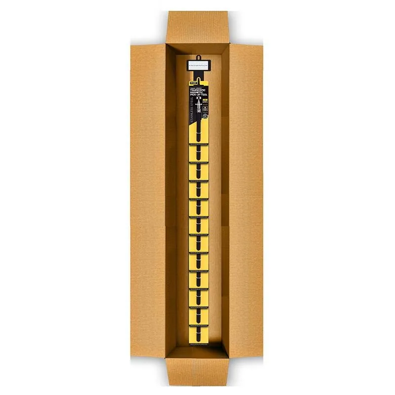 Telescopic Magnetic Pick Up Tool Black (Extends From 130mm - 600mm) Clip Strip – image 2