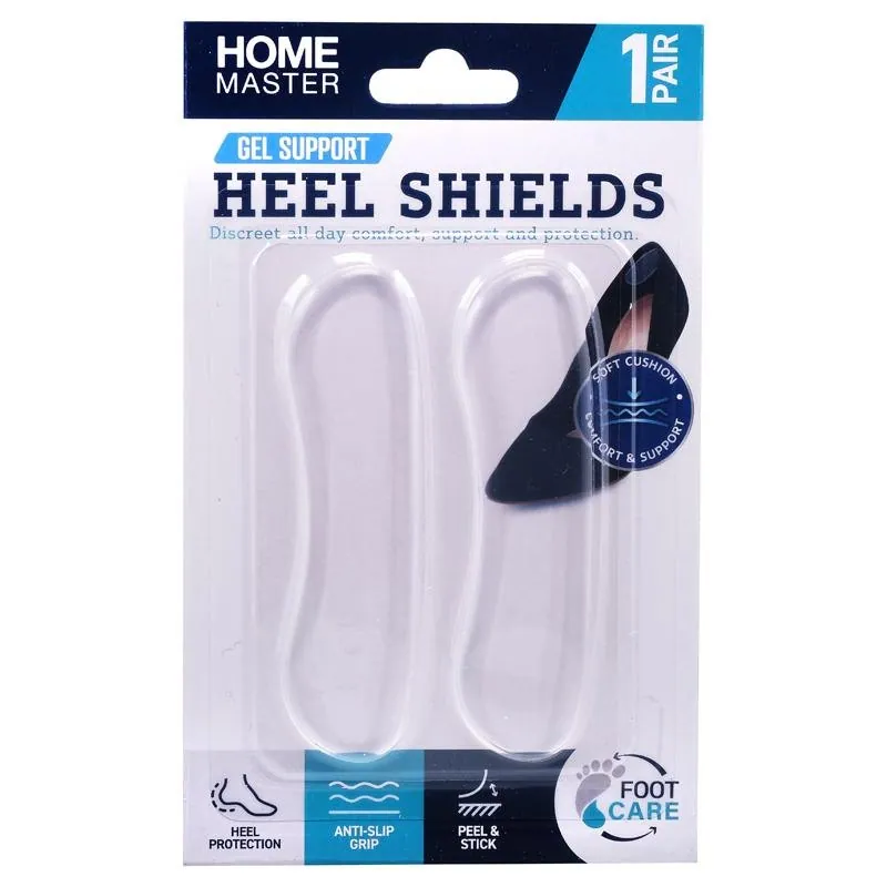 Foot Care Heel Shields Slim Invisible Gel 1pair Clip Strip – image 4