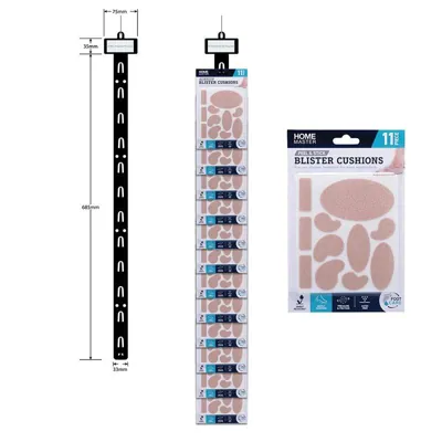 Foot Care Blister Cushion 11pk Clip Strip