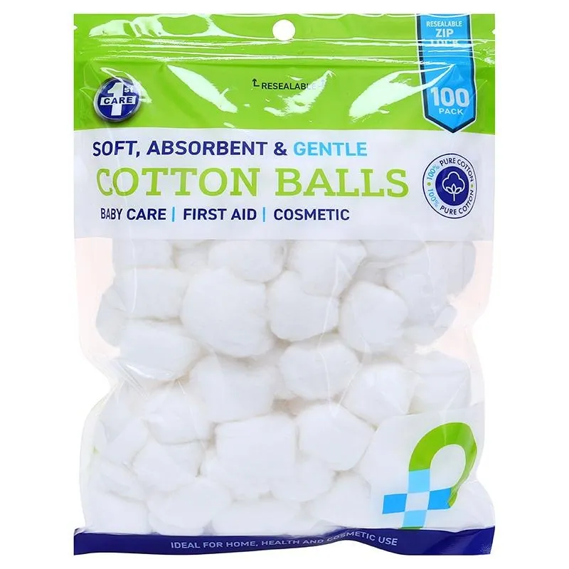 Cotton Balls 100pk - White – image 4