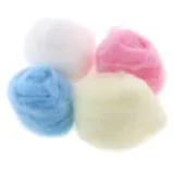 Cotton Balls with Storage Case 50pk Assorted: Pink, Blue, White, Yellow – image 1