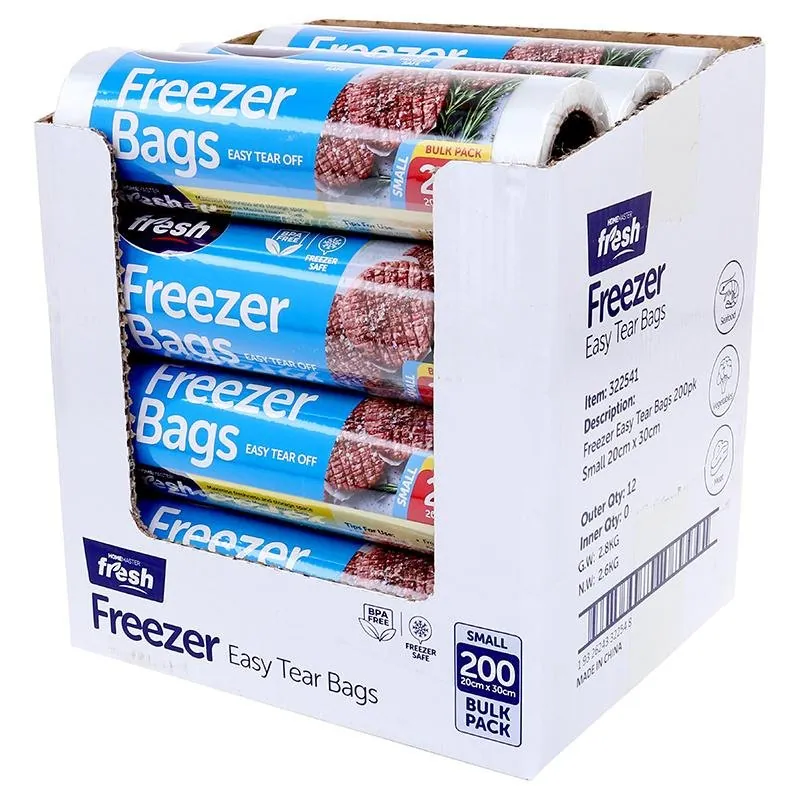 Freezer Bag Roll Bulk Pack 200pc (Small) 20cm X 30cm – image 3