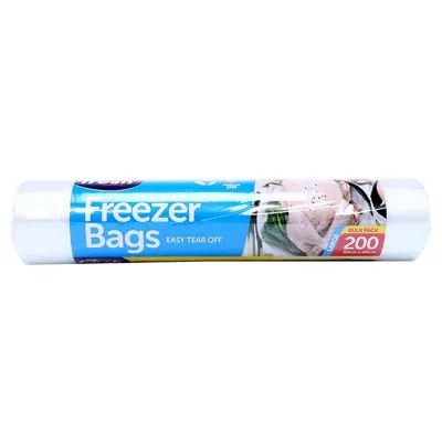 Freezer Bag Roll Bulk Pack 200pc (Large) 30cm X 40cm