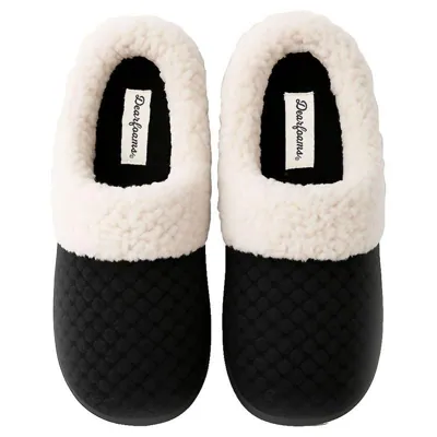 Slippers Premium Womens Sherpa Lined Assorted Colours 4 Sizes: S,m,l,xl