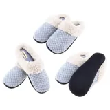 Slippers Premium Womens Sherpa Lined Assorted Colours 4 Sizes: S,m,l,xl – image 2