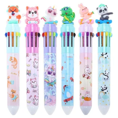 Pen 10-in-1 Character Pen Cats & Animals