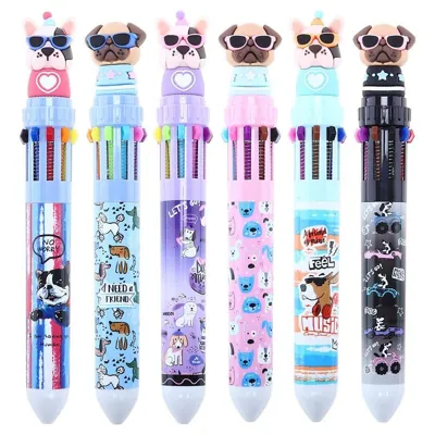 Pen 10-in-1 Character Pen Dogs
