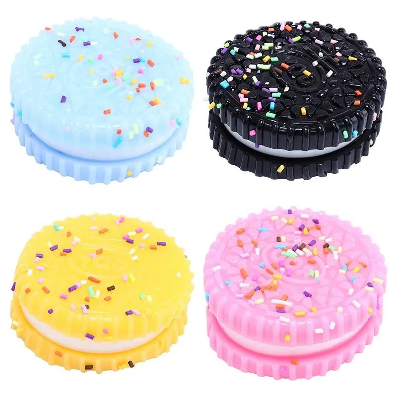 Squishy Squeeze - Treat Series Biscuit - Ø6cm - 4 Assorted Colours – image 2