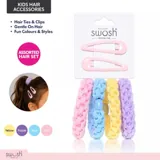Hair Clips Set Assorted Colours & Pieces Pastel Colours – image 4