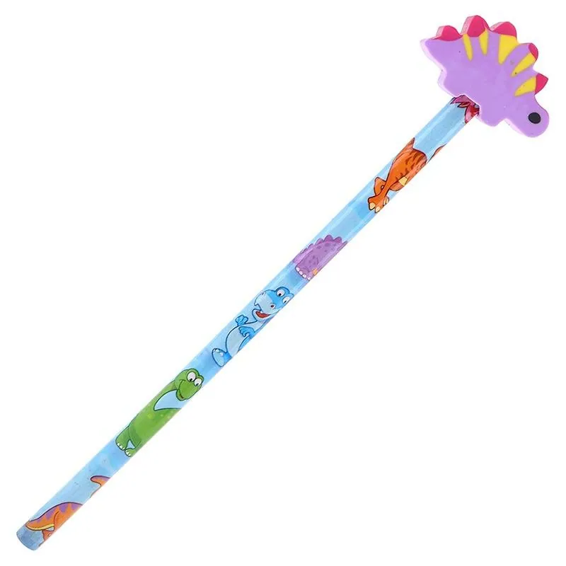 Pencil & Eraser Set 3pc in 6 Assorted Styles – image 2
