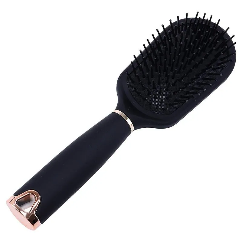 Hair Brush on Stand Black and Rose Gold in 6 Assorted Brush Styles – image 2
