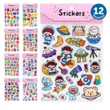 Sticker Set EVA 12 Assorted Designs 20cm X 25cm – image 2