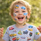 Sticker Set EVA 12 Assorted Designs 20cm X 25cm – image 1