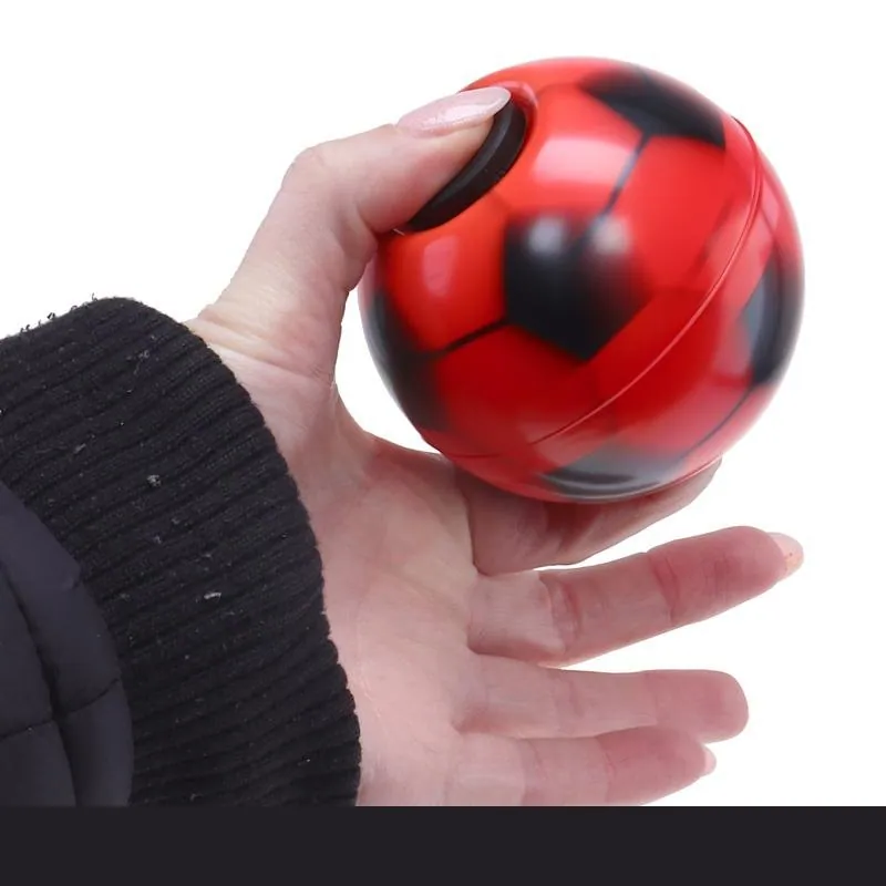 Fidget Spinner & Stress Soccer Ball Ø7.5cm - 4 Assorted Colours – image 2