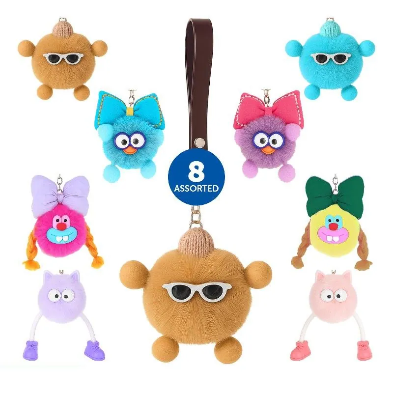 Keychain Furry 8 Assorted Designs – image 4