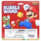 Super Player Character Bubble Wand 35ml Each 14cm X 2.5cm 4pk – image 3