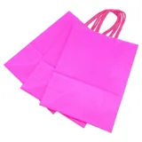 Craft Paper Bags 21cm X 16cm X 8cm 3pk - 4 Assorted Colours – image 1