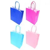 Craft Paper Bags 21cm X 16cm X 8cm 3pk - 4 Assorted Colours – image 2