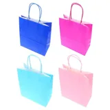 Craft Paper Bags 26.5cm X 22cm X 11cm 2pk - 4 Assorted Colours – image 2