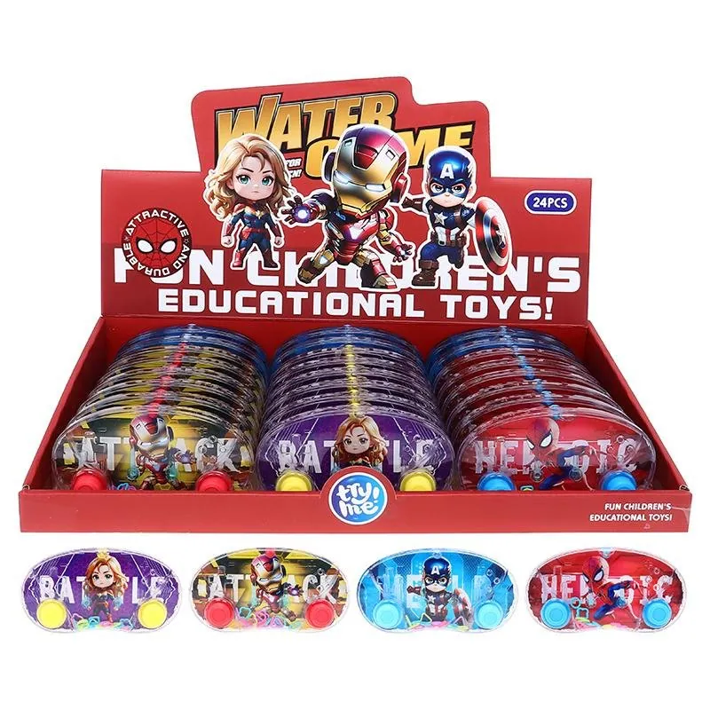 Hand Held Water Skill Game Ultimate Hero's 12cm X 6cm X 2.5cm 4 Assorted Designs – image 4