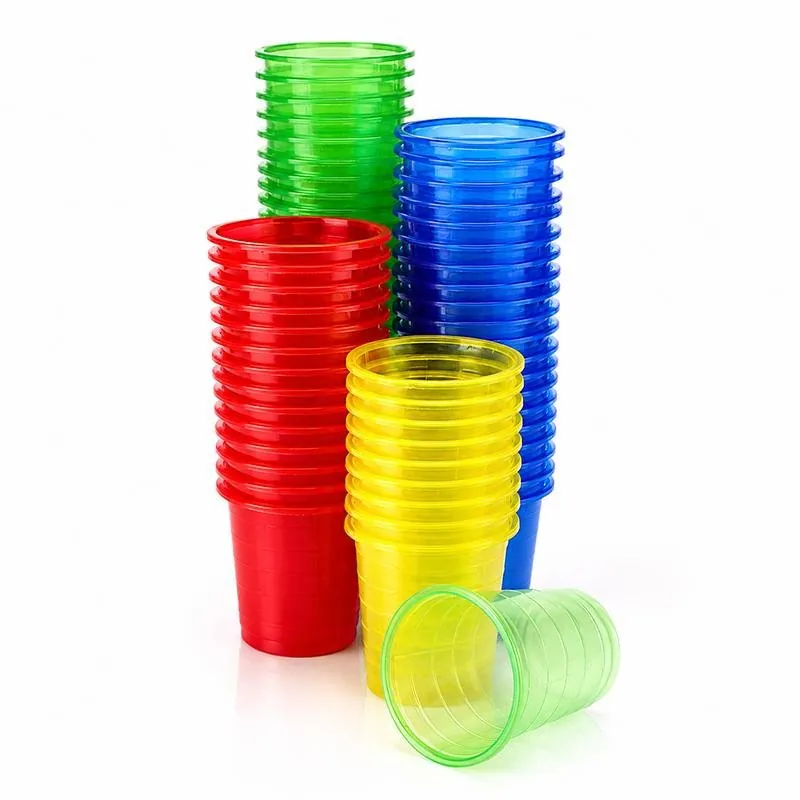 Drinkware & Partyware Shot Cups Multi Colour 200pk 30ml – image 3