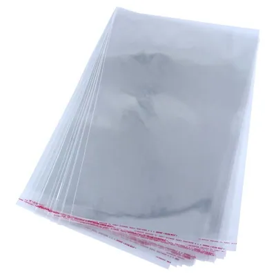 Premium Peel & Seal Cellophane Bags - 25cm X 35cm 18pk