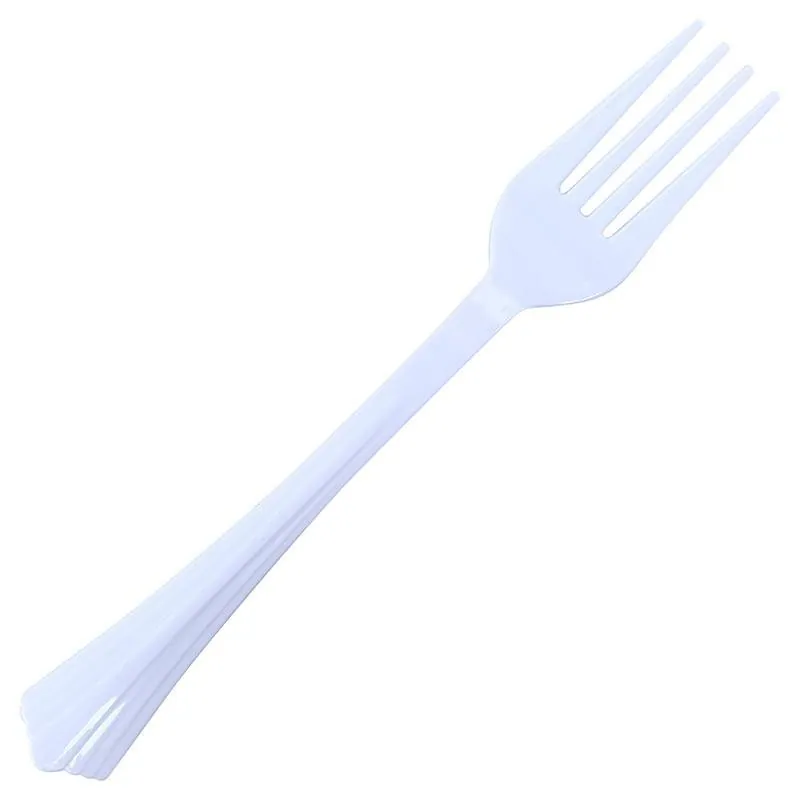 Reusable Cutlery Premium Plastic Fork 48pk - 17.5cm – image 2