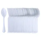 Reusable Cutlery Premium Plastic Spoon 48pk - 16cm – image 1