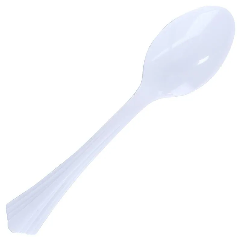 Reusable Cutlery Premium Plastic Spoon 48pk - 16cm – image 2