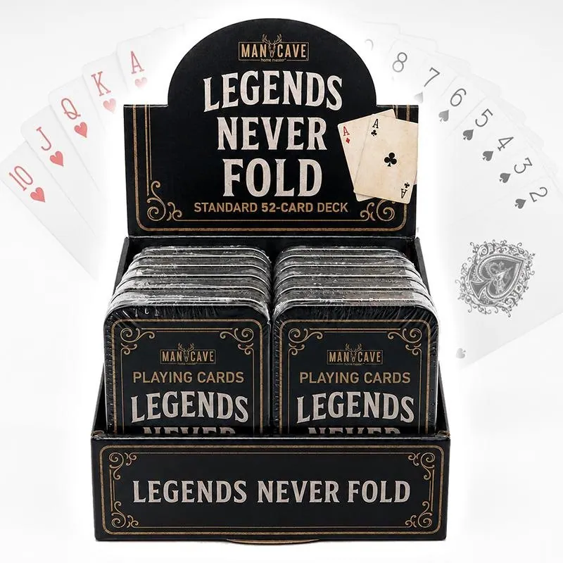 Man Cave Accessories Playing Cards in Tin – image 4