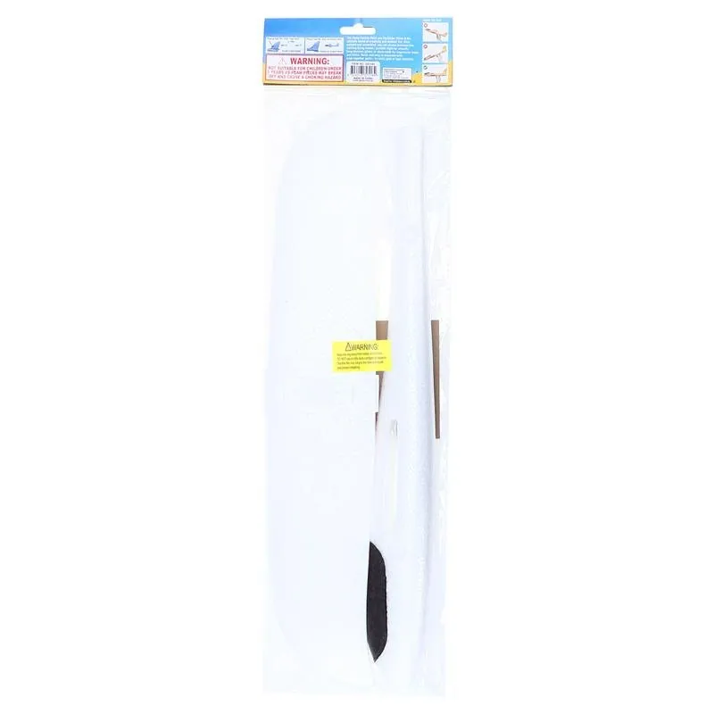 Glider Plane Aero Dynamic 48cm Foam - DIY Paint & Fly - Includes: 6 Paint Colours and Paint Brush – image 3