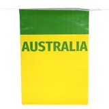 Australia Flag Bunting Size 21cm X 31cm 5m Length Includes: 12 Flags – image 1