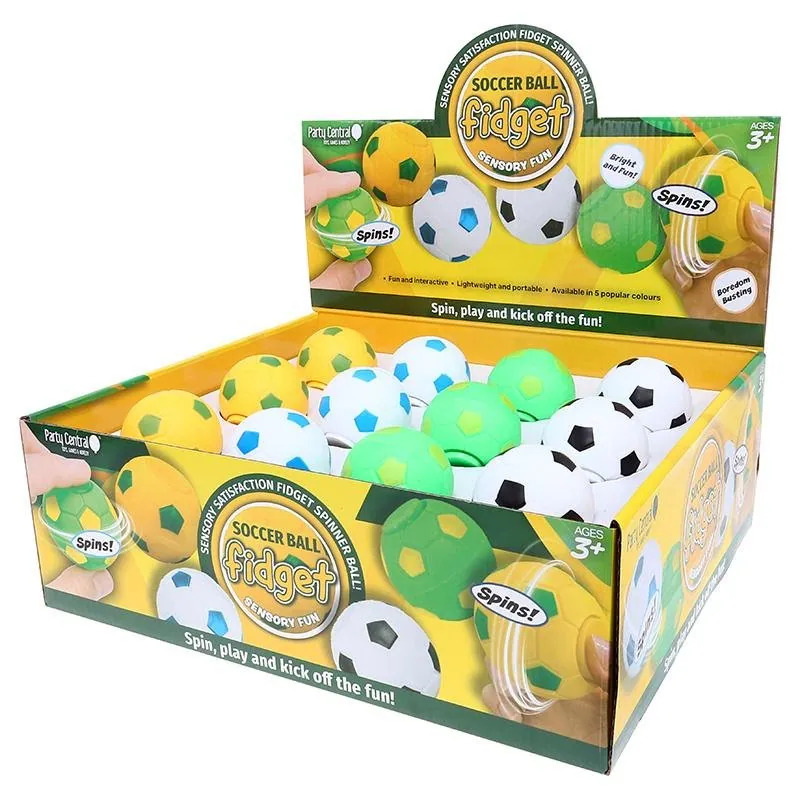 World Cup Theme Fidget Spinner 5cmØ Multi Colour – image 3