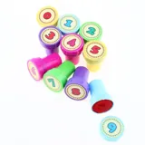Numbered Stamps 0-9 10pk Assorted Colours – image 2