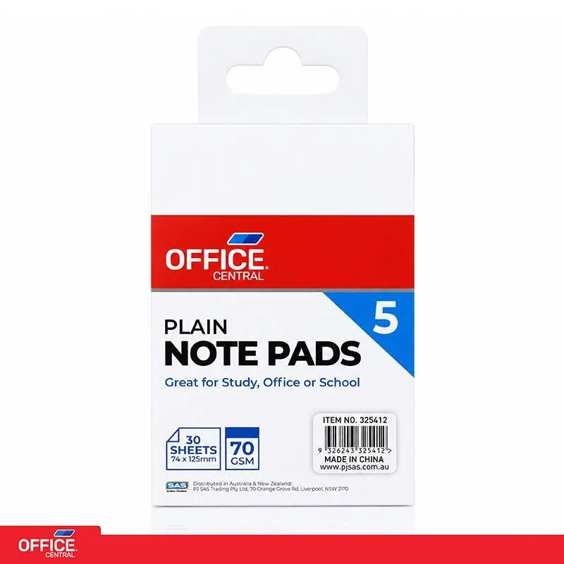 Pad Plain 125mm X 74mm 5pk – image 4