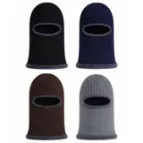 Balaclava Adults Heat Control Ultra Heat Retention Thermal Lined 4 Assorted Colours Navy Blue, Grey, Brown & Black – image 1
