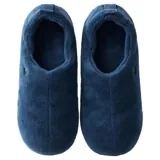 Slippers Adults Slip on Full Fleece Lined Black, Pink, Blue & Grey 3 Sizes: S,m,l – image 1