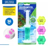 Toilet Gel Discs & Dispenser 36ml (12 Applications) 3 Assorted Scents: Floral Bloom, Fresh Pine, Lemon Burst – image 4