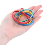 Rubber Bands Assorted Colour 100g - Extra Thick 6mm – image 2