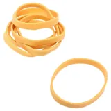 Rubber Bands Yellow 100g - Extra Thick 6mm – image 1