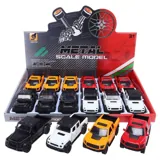 Diecast Pull Back Ute- 4 Assorted Colours, Black, White, Yellow, Red – image 4