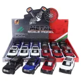 Diecast Pull Back 4WD- 4 Assorted Colours, Black, White, Blue, Red – image 4