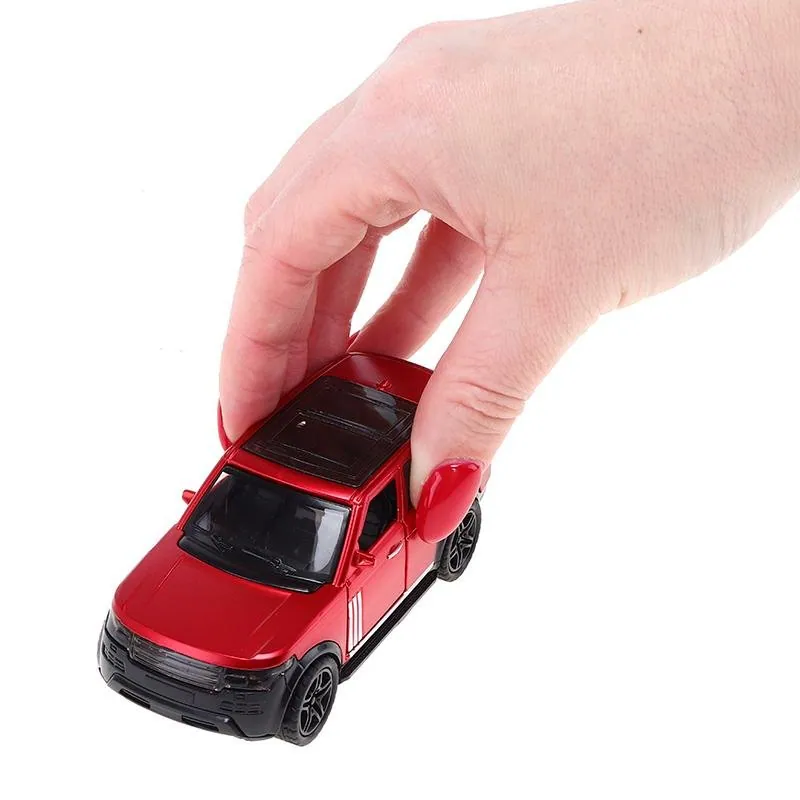 Diecast Pull Back 4WD- 4 Assorted Colours, Black, White, Blue, Red – image 2