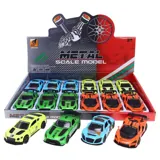 Diecast Pull Back Sports Car- 4 Assorted Colours, Blue, Green, Yellow, Orange – image 4